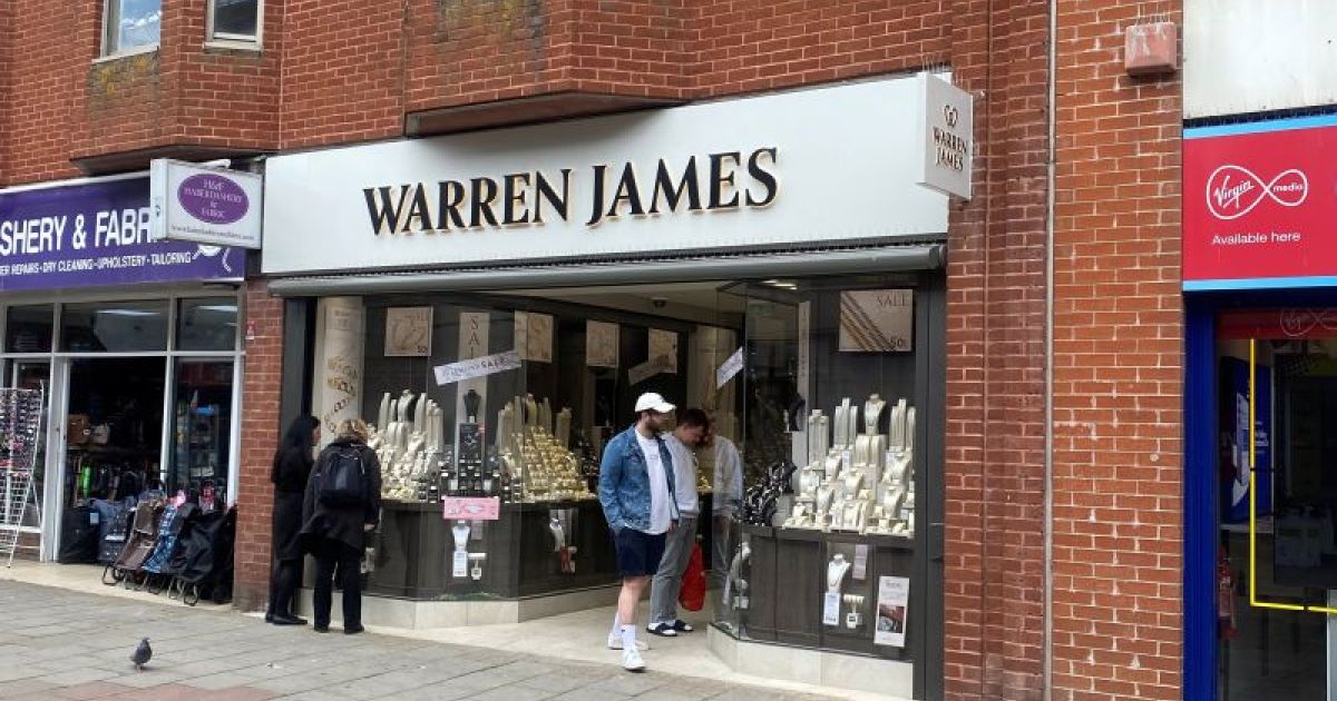 Warren James comes to Montague Street, Worthing