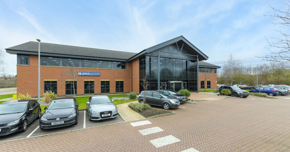 New tenant signs for HQ Building at Watermead Business Park, Leicester