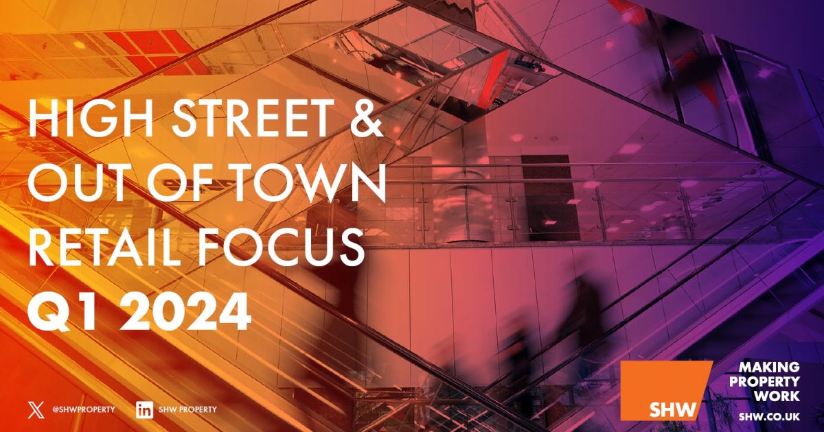 A positive outlook for out-of-town retail with record rents set for drive thru/to restaurants