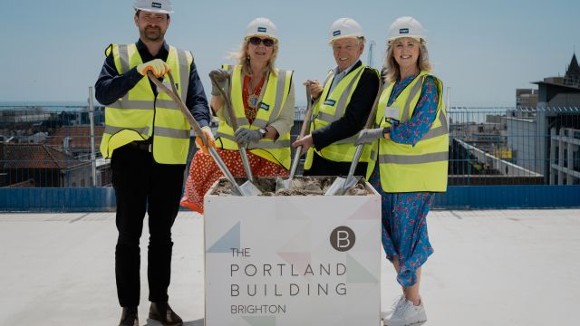 MRP 'Tops Out' at The Portland Building